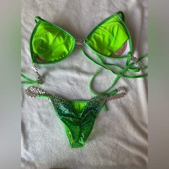 Swim Custom Wbff Bikini Made By Crystallini Bikini Poshmark
